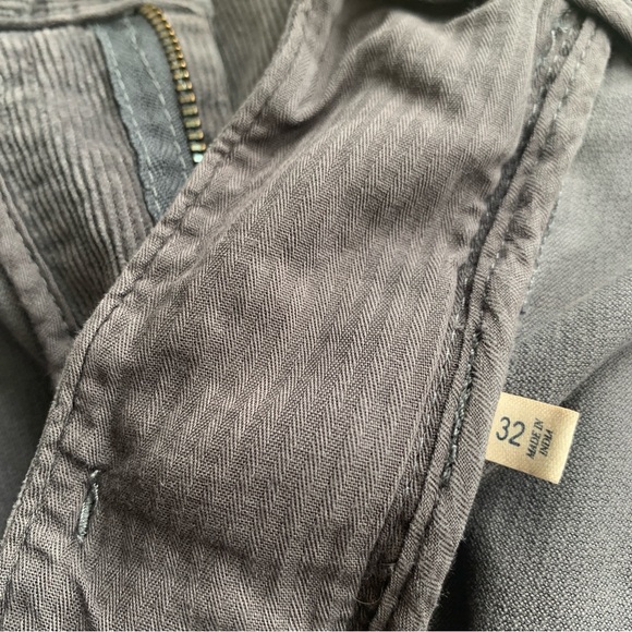 FAHERTY Gray Stretch Organic Cotton Cords- Sz 32- Like New! - Picture 13 of 14